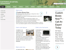 Tablet Screenshot of elektroroller-aktuell.com